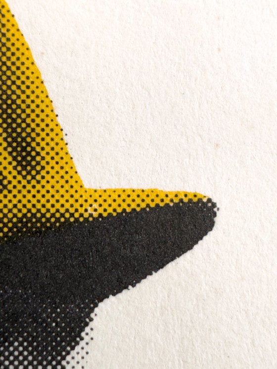 Image 1 of 🚆 Nicht zu weit hinauslehnen – 1966 – Original A2 Sicherheitsplakat der Deutschen Bundesbahn | Siebdruck | 59,4 × 42,0 cm 