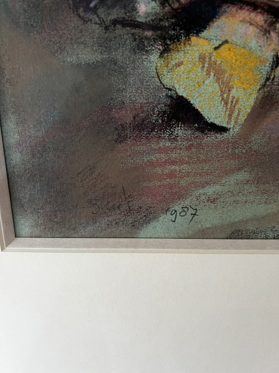 Image 1 of Framed Watercolor by Reijer Sluis