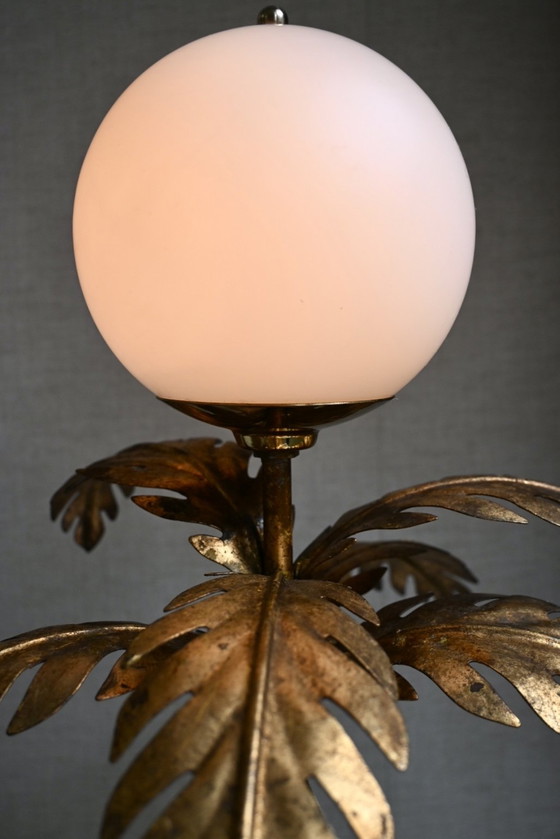 Image 1 of Hollywood Regency Table Lamp Palm Tree Hans Kögl