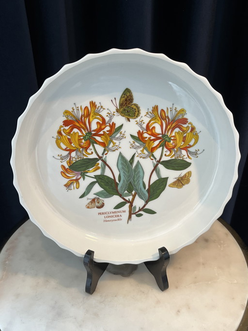 Molde para quiche/tarta vintage del Jardín Botánico de Portmeirion