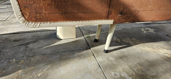 Vintage alert! Midcentury Space Age headboard with 70s Auping bed frame, Bedroom accessories, Metal, Wood (photo 41 of 48)