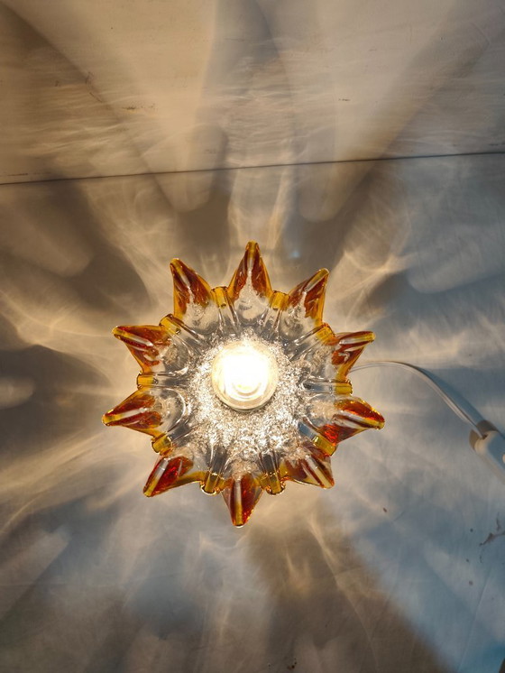 Image 1 of Glass table lamp. Italy, 1970s.