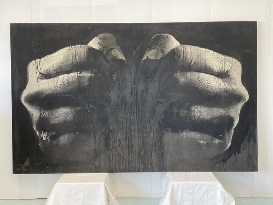 Krijn van Noordwijk Olieverf op Canvas 245 x 150 – Kunst (photo 2 of 5)