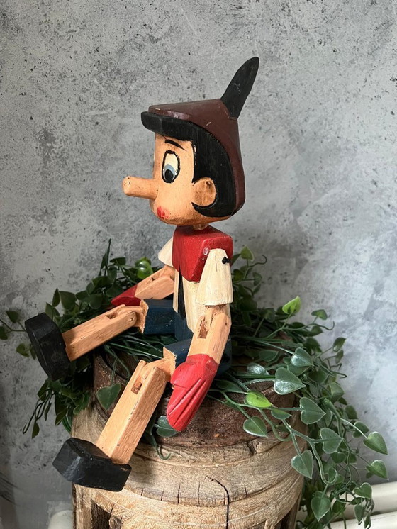 Image 1 of Vintage houten Pinokkio