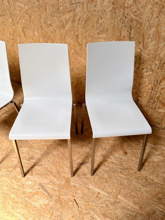 Image 1 of 6 chaises Pedrali Kuadra