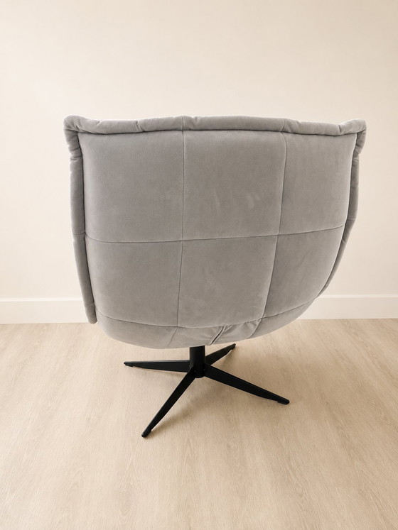 Image 1 of Draaifauteuil | grijs velours