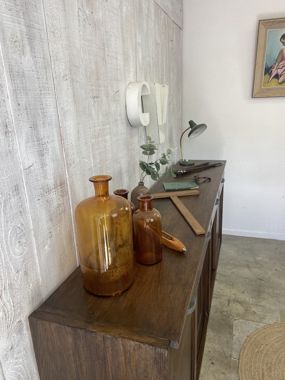 Image 1 of Old pharmacy cabinet