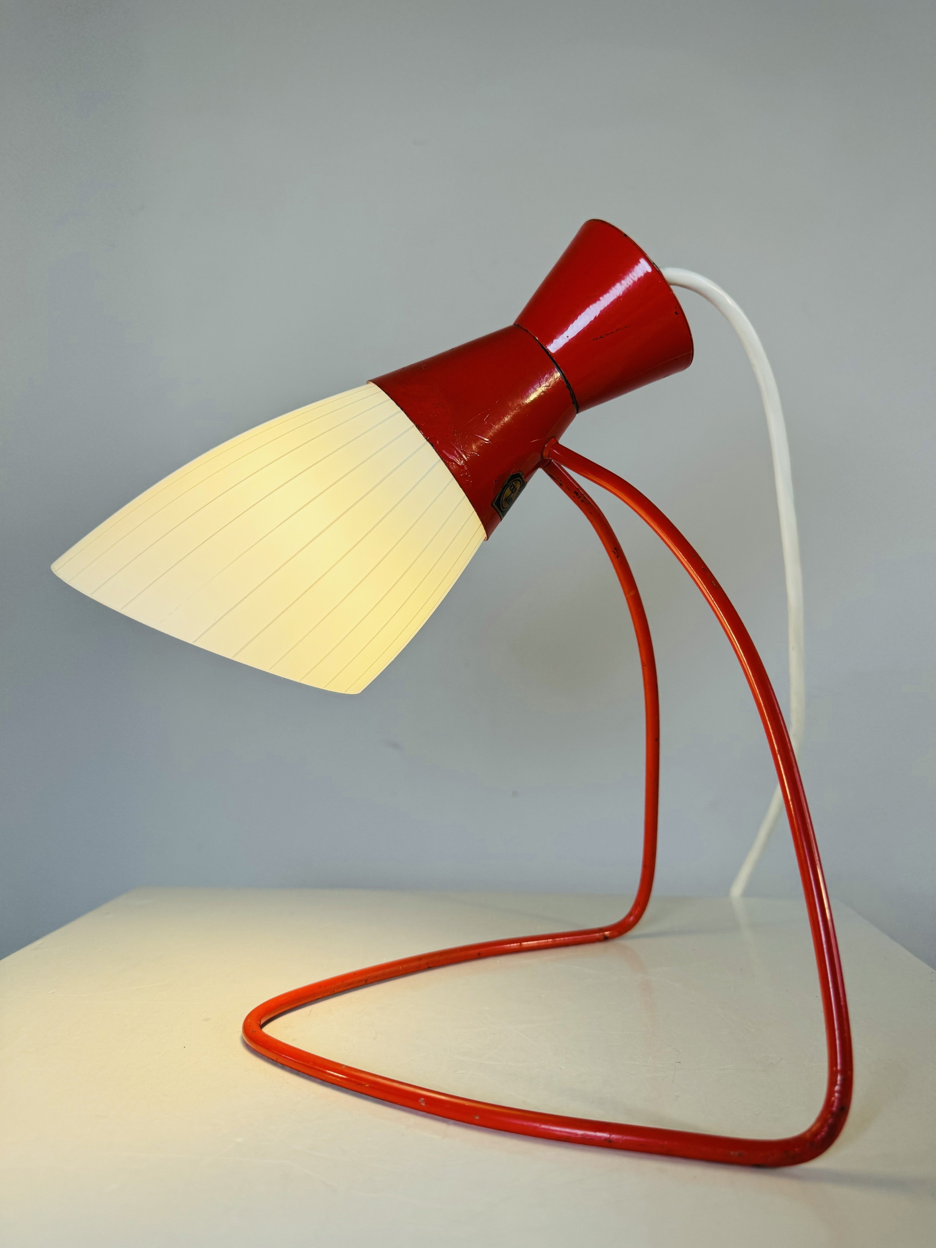 MODEL 1621 DESK LAMP BY JOSEF HURKA FOR NAPAKO, CZECHOSLOVAKIA