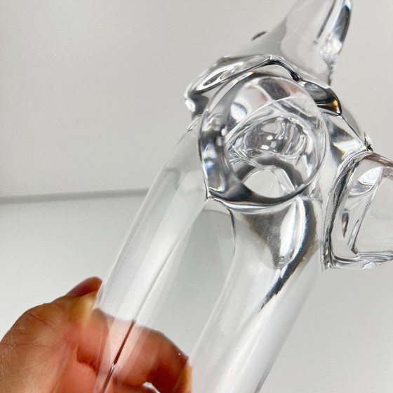 Image 1 of Plat à bibelots en teckel de cristal, 1960