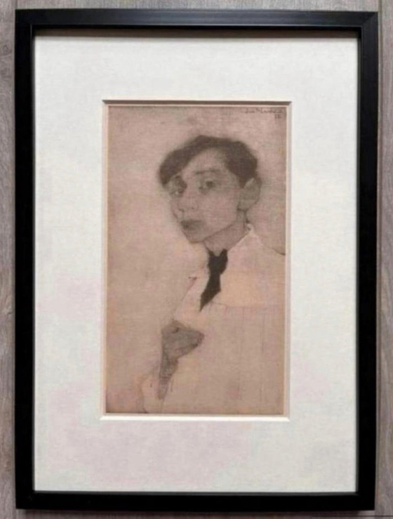 Jan Mankes 1889-1920 / Heliogravur-Selbstporträt 1923 – Lithographien & Drucke, Paper (photo 4 of 5)