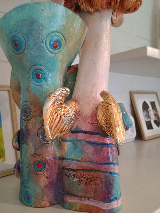 Sculptuur My prins charming – Annaart, Beeldhouwkunst, Keramiek, Goud (photo 5 of 14)