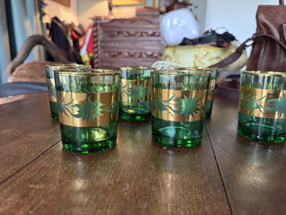 Image 1 of Set of 6 vintage lemonade glasses