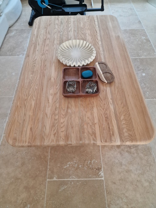 Deense Salontafel Japandi Vintage Eiken Retro – Wood (photo 2 of 7)