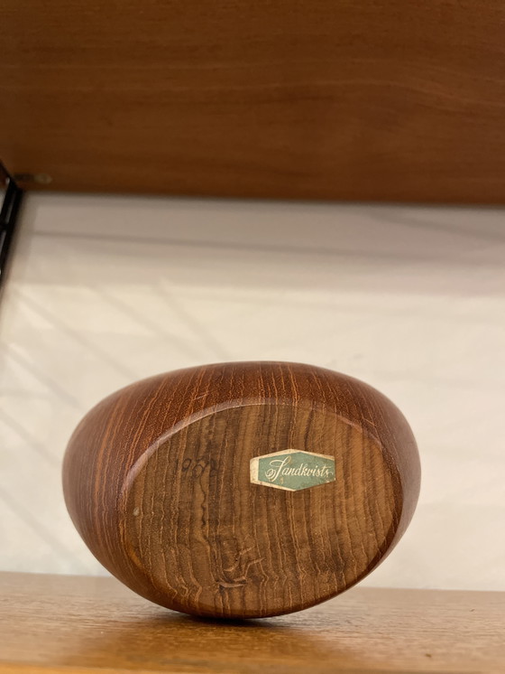 Image 1 of Escultura escultórica Teakholz Schale de Stig Sandkvist