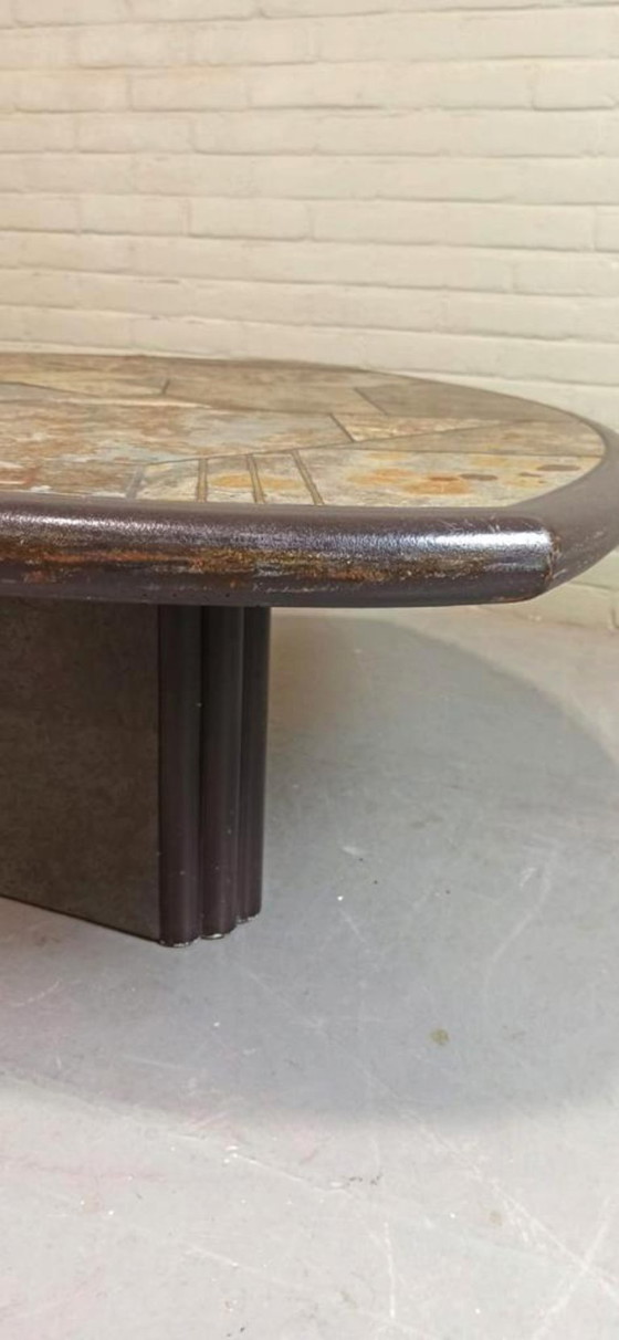 Image 1 of Vintage Fedam Brutalist Coffee Table