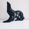 Large Art Deco Black Polar Bear Figurine with Petrol Hue by Desbarbieux, 1920s – beeldhouwkunst