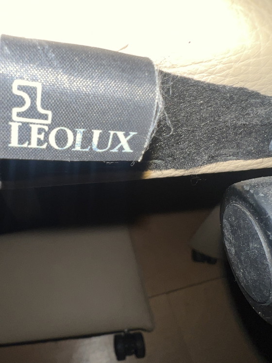 Image 1 of Poltrone da pranzo in pelle Leolux – regolabili – set da 6