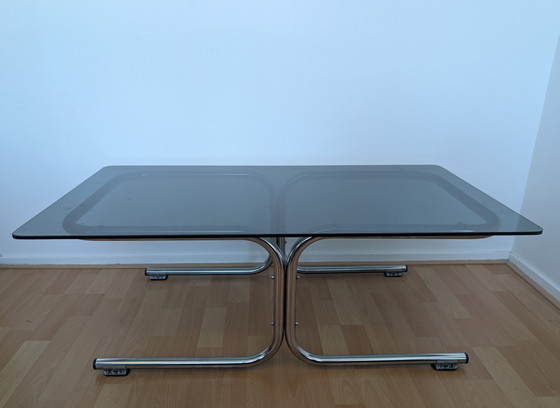 Mesa de centro + Cama Auping 180 X 200 – Camas de matrimonio, Metal, Wood (photo 2 of 5)