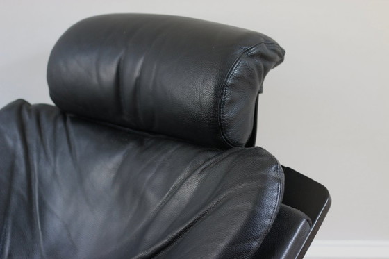 Image 1 of Fauteuil et ottoman Roche Bobois vintage lounge Kroken, Ake Frybiter