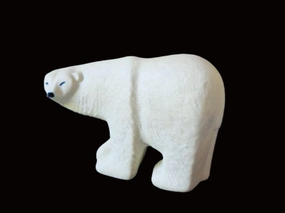 Lisa Larson - Polar Bear, Sculpture, Ceramic, White (photo 2 of 6)