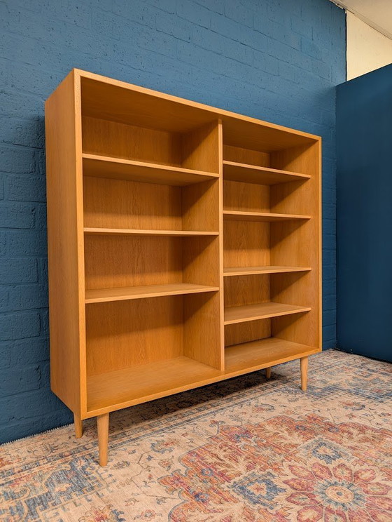 Image 1 of Bücherregal aus Eiche aus der Mitte des Jahrhunderts, Borge Mogensen, 1960er Jahre