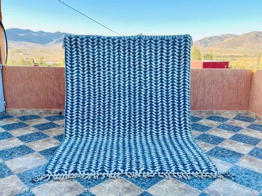 Tapis marocain artisanal en laine 300cmx200cm