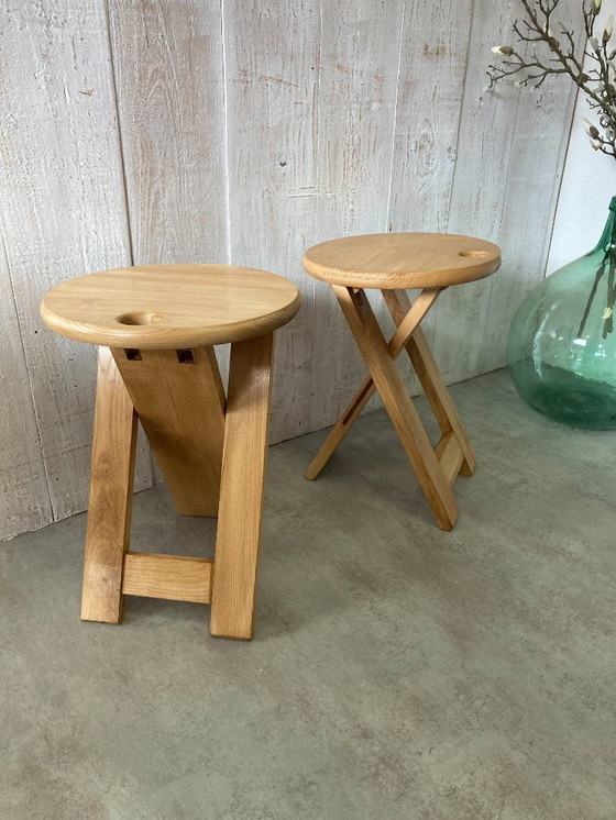 Image 1 of Pair of folding stools