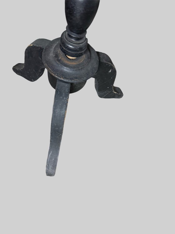 Image 1 of Busto da sarto antico e regolabile su treppiede originale in legno (circa 1930-1950)