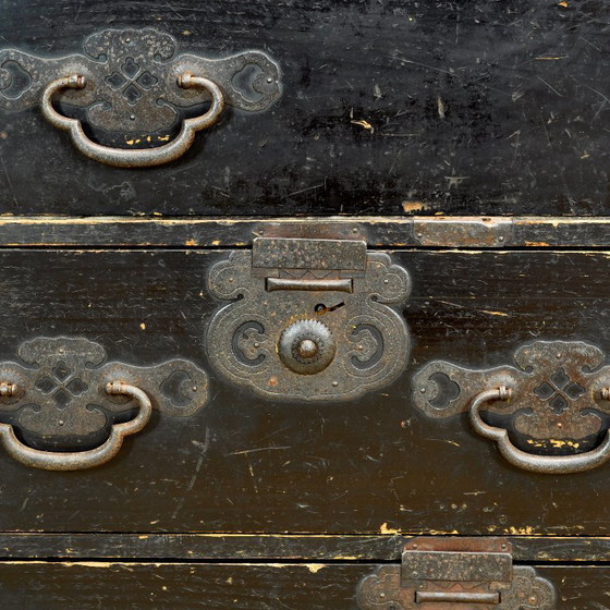Japanische Tansu Kommoden, circa 1870 – Iron, Wood (photo 10 of 13)