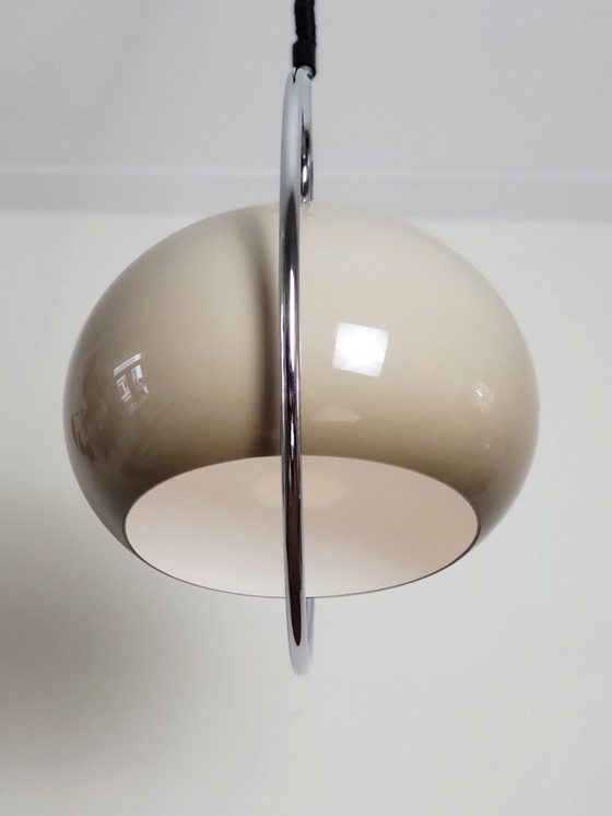 Image 1 of Lampada a sospensione vintage a forma di fungo in stile Space Age di Dijkstra del 1970