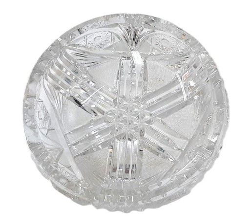 Magnifique cendrier à cigarettes en cristal 15 cm