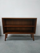 Swedish 1960s low wall unit/bookcase (adjustable middle shelf)