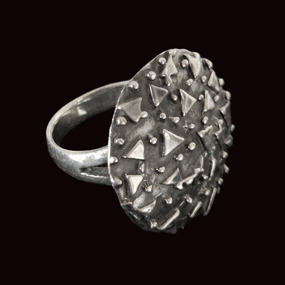 Image 1 of Anello in argento massiccio - Misura 18 o 57