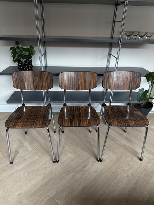 3 Formica retro chairs (+1 free)