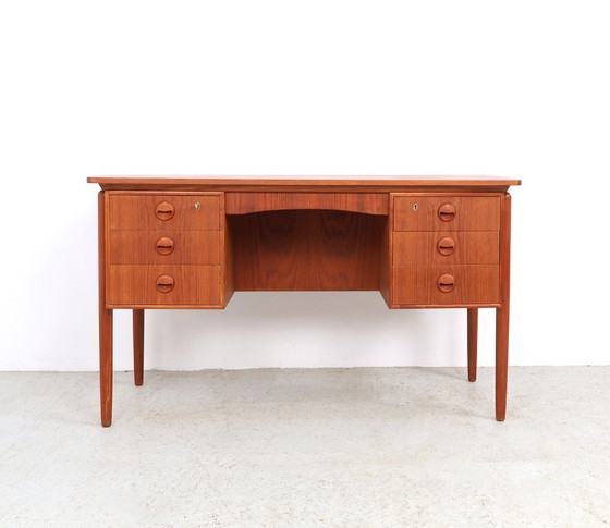Scrivanie vintage danese in teak, anni '60, Legno, Marrone, Mid Century Modern (foto 3 di 12)