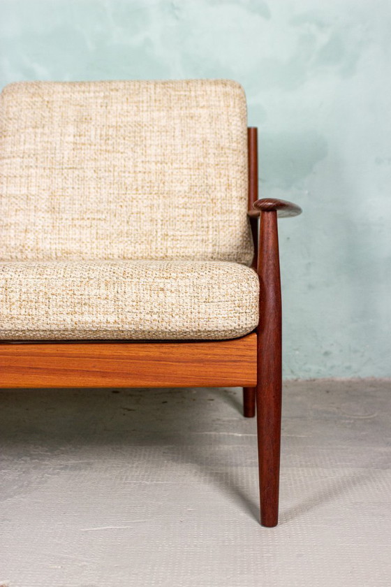 Image 1 of Canapé vintage en teck Grete Jalk France and Son, milieu du siècle