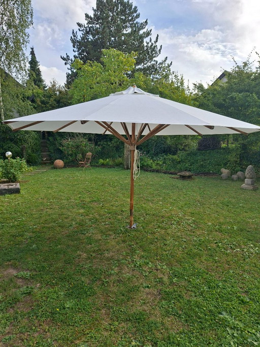 Ingo Maurer Veroneser Marktschirm Ø 400 cm–neuer Weishäupl-Stoff