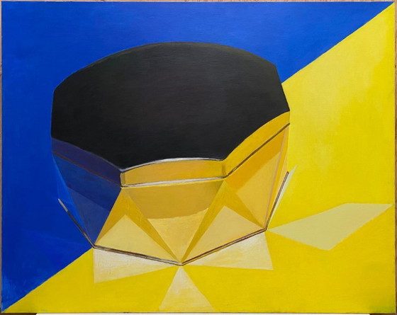 Image 1 of Marten Hendriks - 'Kohinoor' - Acrylverf op doek (190x150 cm)