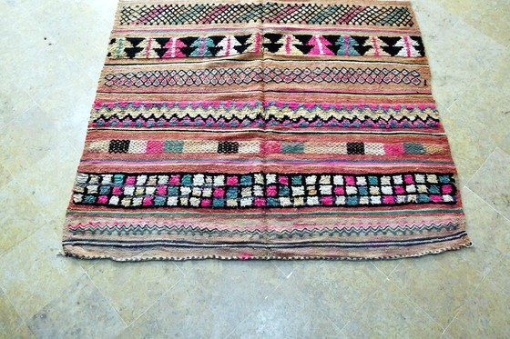 Image 1 of Tapis Kilim Vintage Beni Mellal Blush - 360 x 175 cm