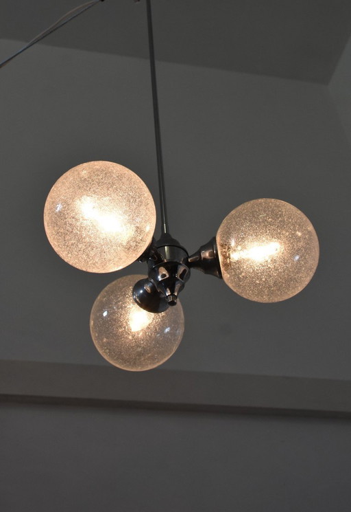 Vintage Sputnik Bubble glass lamp, 1970s
