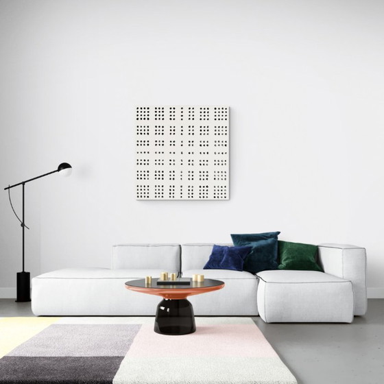 Image 1 of Composition en noir et blanc, 80 x 80 cm