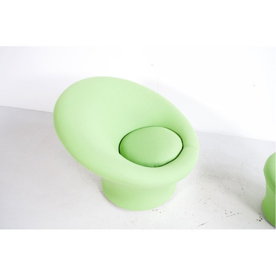 Image 1 of Vintage Mushroom armchair with footrest by Pierre Paulin for Artifort, 1959