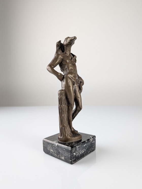 Image 1 of Scultura in bronzo "Birdman" di Salvador Dalí