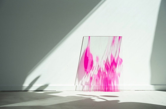 Image 1 of CMYK - Fucsia "Lady Gray" serigrafía lilxlylilxly