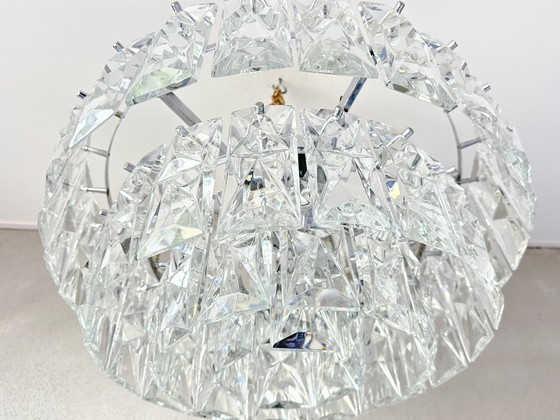Lampadario Vintage Kinkeldey – Crystal, Metal (photo 4 of 17)
