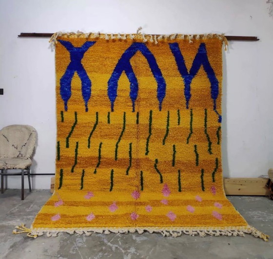 Image 1 of Handmade wool Berber carpet 300X200 cm