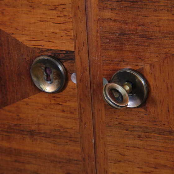 Image 1 of Gran armario de caoba, roble y nácar de los años 40