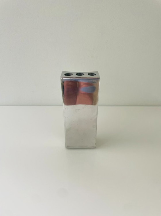 Image 1 of Modern stainless steel design vase with 3 openings