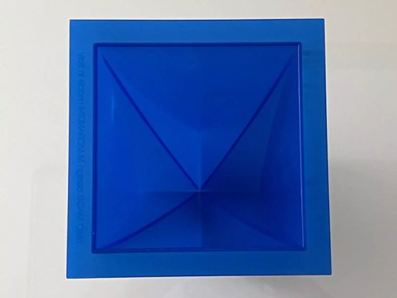 Image 1 of Marcello Morandini Posmoderno/Era Espacial Azul Timo Magis Jarrón 1980'S Italia