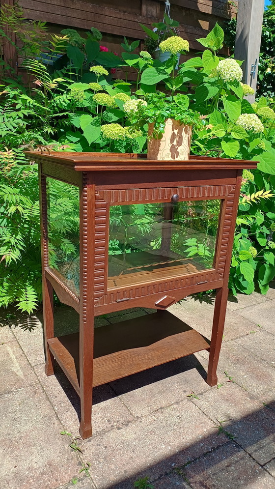 Image 1 of Mobiletto da tè Art Déco della scuola di Amsterdam